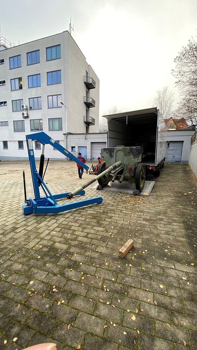 Bild: Bild beim Verladen