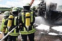 Schredder brannte (Foto: Feuerwehr Heiligenstadt)