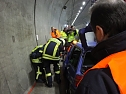 Gro&szlig;&uuml;bung im H&ouml;llbergtunnel (Foto: Feuerwehr Bleicherode)