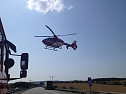 Unfall auf der A 38 (Foto: Feuerwehr Breitenworbis)