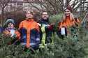 Weihnachtsb&auml;ume eingesammelt (Foto: Feuerwehr Heiligenstadt)