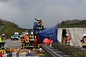 Unfall auf der A 38 (Foto: Feuerwehr Heiligenstadt) Unfall auf der A 38 (Foto: Feuerwehr Heiligenstadt)