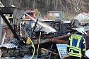 Gartenlaube abgebrannt (Foto: Feuerwehr Heiligenstadt)
