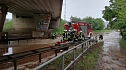 Feuerwehrseinsatz nach Starkregen (Foto: Feuerwehr Beuren)