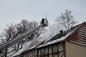 Dachstuhlbrand griff auf Nachbarh&auml;user &uuml;ber (Foto: S. Dietzel)