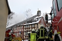 Dachstuhlbrand griff auf Nachbarh&auml;user &uuml;ber (Foto: S. Dietzel)