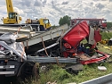 Folgenschwerer Unfall auf der A 38 (Foto: S. Dietzel)