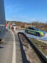 Unfall auf der A38 (Foto: S. Dietzel)