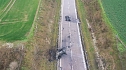 Unfallstelle in Luftaufnahmen (Foto: S.Dietzel) Unfallstelle in Luftaufnahmen (Foto: S.Dietzel)
