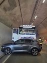 Unfall im H&ouml;llbergtunnel (Foto: Feuerwehr Breitenworbis/Silvio Dietzel)