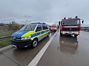Unfall auf der A38 (Foto: S. Dietzel)