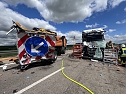 Unfall mit Todesfolge auf der Autobahn (Foto: S.Dietzel) Unfall mit Todesfolge auf der Autobahn (Foto: S.Dietzel)