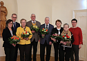 v.l.n.r. Schwarz, Wothly, D&ouml;lle, Vockroth, Propf, Stadermann, Bode, Frant (Foto: Sarah Jakob / Landkreis Eichsfeld)