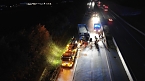Bild: KKW kippt auf der A38 um (Foto: S.Dietzel)