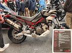 Peter Blei unterwegs auf der Motorradmesse (Foto: Peter Blei)