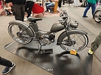 Peter Blei unterwegs auf der Motorradmesse (Foto: Peter Blei)