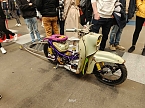 Peter Blei unterwegs auf der Motorradmesse (Foto: Peter Blei)