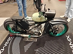 Peter Blei unterwegs auf der Motorradmesse (Foto: Peter Blei)
