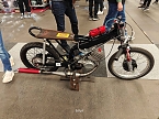 Peter Blei unterwegs auf der Motorradmesse (Foto: Peter Blei)