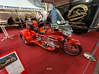 Peter Blei unterwegs auf der Motorradmesse (Foto: Peter Blei)