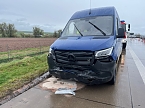 Unfall auf der A38 (Foto: S. Dietzel)