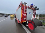 Unfall auf der A38 (Foto: S. Dietzel)