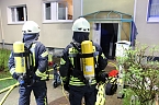 Einsatz in der Holbeinstra&szlig;e (Foto: Feuerwehr Heiligenstadt )