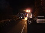 Schwerer Unfall auf der B 4 (Foto: BFW Nordhausen)
