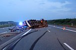 Unfall heute auf der A 38 (Foto: API)