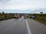 Unfall auf der A 38 (Foto: nnz)