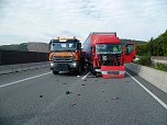 Crash auf der A38 (Foto: API)
