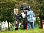 Dreharbeiten in Kirchohmfeld (Foto: Ilka Kühn) Dreharbeiten in Kirchohmfeld (Foto: Ilka Kühn)