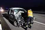 Unfall auf der Autobahn A 38 (Foto: Feuerwehr Heiligenstadt)
