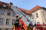 &Uuml;bung am Gymnasium (Foto: Feuerwehr Heiligenstadt)
