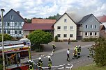 Feuer in Freienhagen (Foto: Feuerwehr Heiligenstadt/Feuerwehr Uder) Feuer in Freienhagen (Foto: Feuerwehr Heiligenstadt/Feuerwehr Uder)