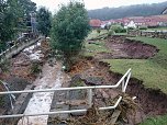 Unwetter w&uuml;tete in Rustenfelde (Foto: Feuerwehr Heiligenstadt)