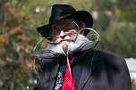 Armin Knapp vom deutschen Bartclub "Die Pforzemer Schn&auml;uz" siegt in der Kategorie Vollbart Freistil. (Foto: Stefanie Reindl)