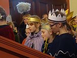 Eichsfelder Sternsinger zum Empfang in der Staatskanzlei (Foto: Ilka K&uuml;hn)
