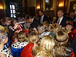 Eichsfelder Sternsinger zum Empfang in der Staatskanzlei (Foto: Ilka K&uuml;hn)