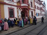 Eichsfelder Sternsinger zum Empfang in der Staatskanzlei (Foto: Ilka K&uuml;hn)