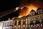 Gro&szlig;brand in der Marktstra&szlig;e (Foto: Feuerwehr Heilbad Heiligenstadt)