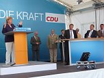 Besuch von Angela Merkel in Nordhausen (Foto: nnz, T. Soszynski, K. Knittel)