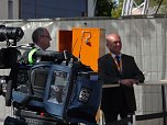 Besuch von Angela Merkel in Nordhausen (Foto: nnz, T. Soszynski, K. Knittel)