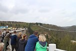 Titan RT - die l&auml;ngste Fu&szlig;g&auml;ngerh&auml;ngebr&uuml;cke der Welt wurde heute im Harz er&ouml;ffnet (Foto: Angelo Glashagel)