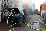 Containerbrand (Foto: Feuerwehr Heiligenstadt) Containerbrand (Foto: Feuerwehr Heiligenstadt)