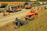 Ein Toter bei Unfall auf der A 38 (Foto: S. Dietzel)
