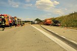 Ein Toter bei Unfall auf der A 38 (Foto: S. Dietzel)