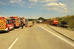 Ein Toter bei Unfall auf der A 38 (Foto: S. Dietzel)