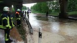Feuerwehrseinsatz nach Starkregen (Foto: Feuerwehr Beuren)