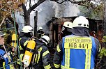 Gartenlaube abgebrannt (Foto: Feuerwehr Heiligenstadt)